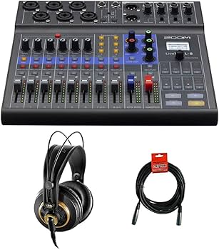 ◆ ミーニ Amazon.com: Zoom LiveTrak L-8 Portable 8-Channel Digital Mixer